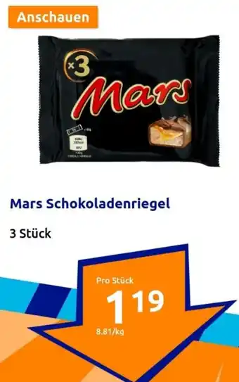 Action Mars Schokoladenriegel 3 Stück Angebot