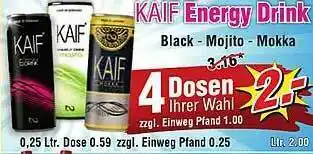 Wiglo Wunderland Kaif Energy Drink Angebot