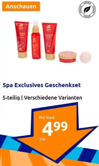 Action Spa Exclusives Geschenkset 5-teilig Angebot