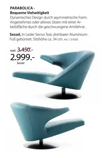 Zurbrüggen Sessel parabolica Angebot