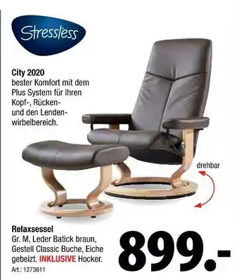 Zurbrüggen Stressless relaxsessel city 2020 Angebot