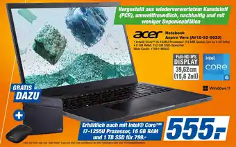 Expert acer Notebook Aspire Vero (AV15-52-5023) Angebot