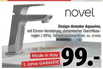 Zurbrüggen Novel design-armatur aquaviva Angebot