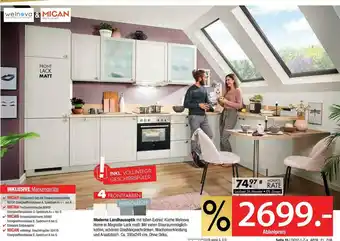 Zurbrüggen Welnova oder mican küche moderne landhausoptik Angebot