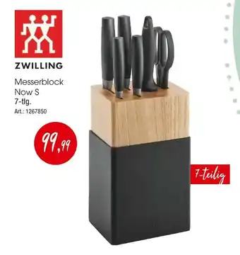 Zurbrüggen Zwilling messerblock now s Angebot