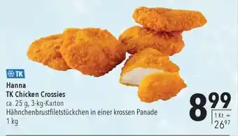 CITTI Markt Hanna TK Chicken Crossies 1 kg Angebot