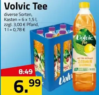 Logo Getränkemarkt Volvic Tee 6x1,5L Angebot