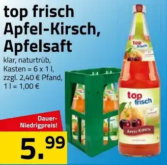 Logo Getränkemarkt Top Frisch Apfel Kirsch, Apfelsaft 6x1L Angebot