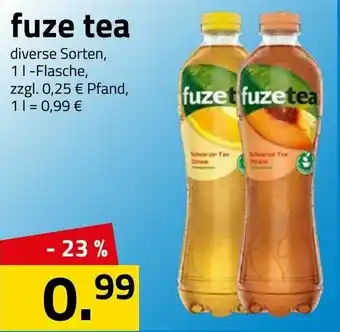 Logo Getränkemarkt Fuze Tea 1L Angebot