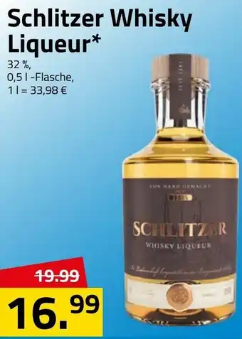 Logo Getränkemarkt Schlitzer Whisky Liqueur 0,5L Angebot