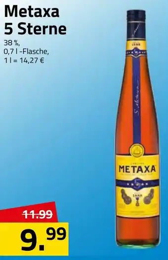 Logo Getränkemarkt Metaxa 5 Sterne 0,7L Angebot