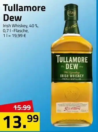 Logo Getränkemarkt Tullamore Dew Irish Whiskey 0,7L Angebot