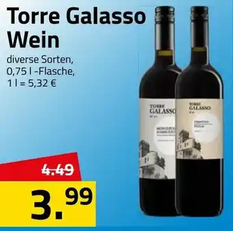 Logo Getränkemarkt Torre Galasso Wein 0,75L Angebot