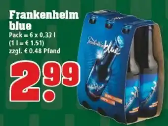 trinkgut Frankenheim Blue 6x0,33L Angebot