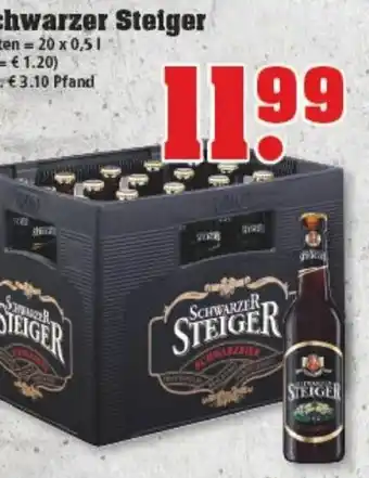 trinkgut Schwarzer Steiger 20x0,5L Angebot