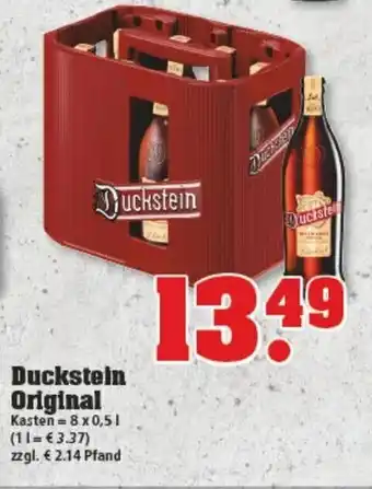 trinkgut Duckstein Original 8x0,5L Angebot