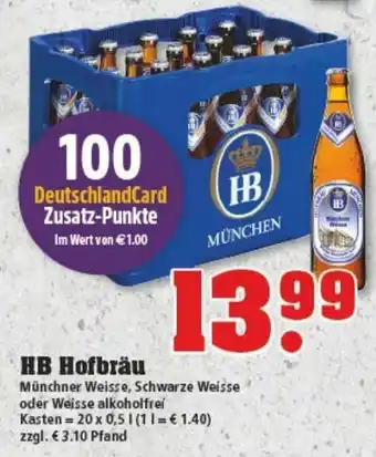 trinkgut HB Hofbräu 20x0,5L Angebot