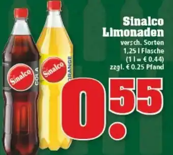 trinkgut Sinalco Limonade 1,25L Angebot