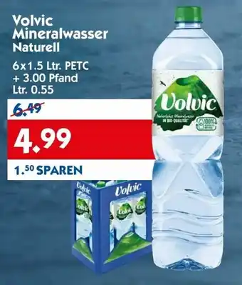 Hol'ab Getränkemarkt Volvic Mineralwasser Naturelle 6x1,5L Angebot