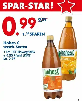 Hol'ab Getränkemarkt Hohes C 1L Angebot