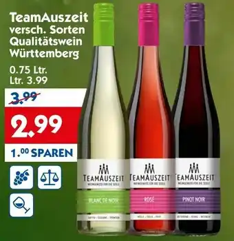 Hol'ab Getränkemarkt TeamAuszeit 0,75L Angebot