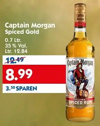 Hol'ab Getränkemarkt Captain Morgan Spiced Gold 0,7L Angebot