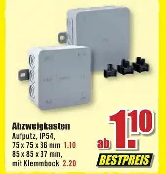 B1 Discount Baumarkt Abzweigkasten Angebot