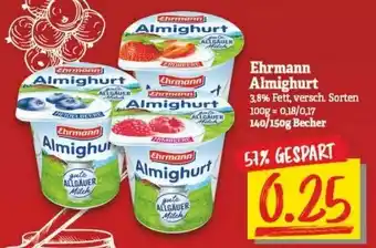 NP Discount Ehrmann Almighurt 140/150 g Becher Angebot