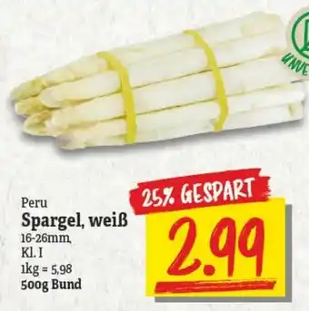 NP Discount Spargel, weiß 500g Angebot