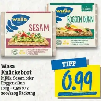 NP Discount Wasa Knäckebrot 200-230g Angebot