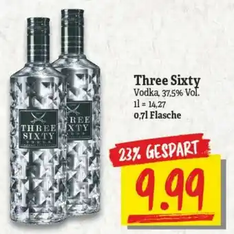 NP Discount Three Sixty Vodka 0,7L Angebot