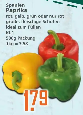 Klaas und Kock Spanien Paprika 500g Angebot