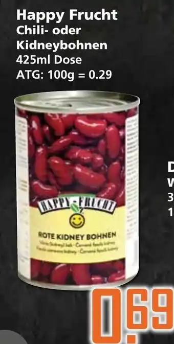 Klaas und Kock Happy Frucht Chili oder Kidneybohnen 425ml Angebot