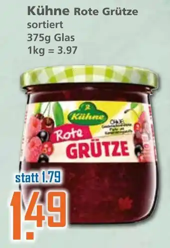 Klaas und Kock Kühne Rote Grütze 375g Angebot