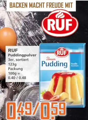 Klaas und Kock RUF Puddingpulver 123g Angebot