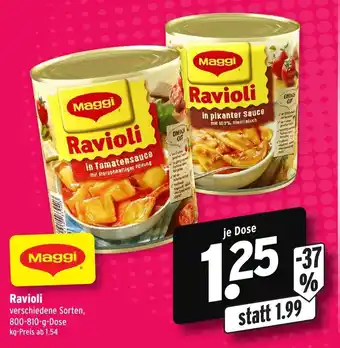 Wasgau Ravioli 800-810g Angebot