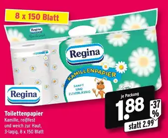 Wasgau Regina Toilettenpapier Angebot