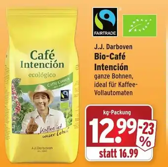 Wasgau J.J. Darboven Bio Café Intención Angebot