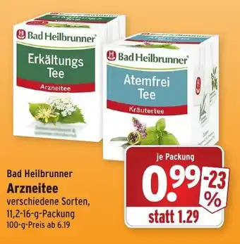 Wasgau Bad Heilbrunner Arzneitee 11,2-16g Angebot