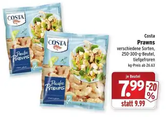 Wasgau Costa Prawns 250/300g Beutel Angebot