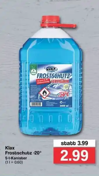 Famila Nord West Klax Frostschutz -20C 5L Angebot