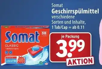 Wasgau Somat Geschirrspülmittel Angebot