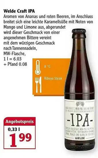 Globus Welde Craft Ipa Angebot