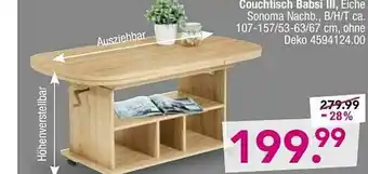 Möbel Boss Couchtisch Babsi Lll Angebot