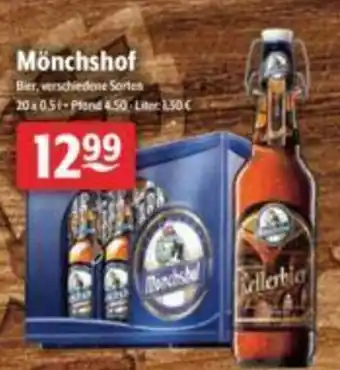 Getränke Hoffmann Mönchshof 20x0,5L Angebot