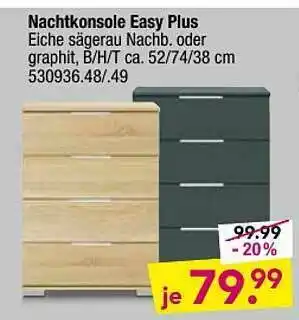 Möbel Boss Nachtkonsole Easy Plus Angebot