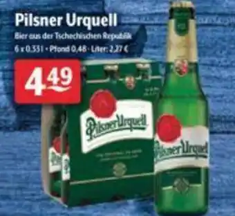 Getränke Hoffmann Pilsner Urquell 6x0,33L Angebot