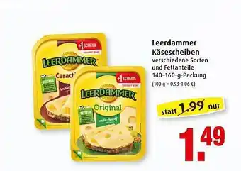 Markant Leerdammer Käsescheiben 140-160g Angebot