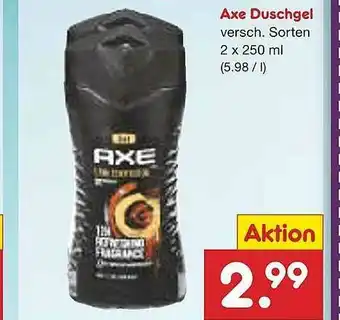 Netto Marken-Discount Axe Duschgel Angebot