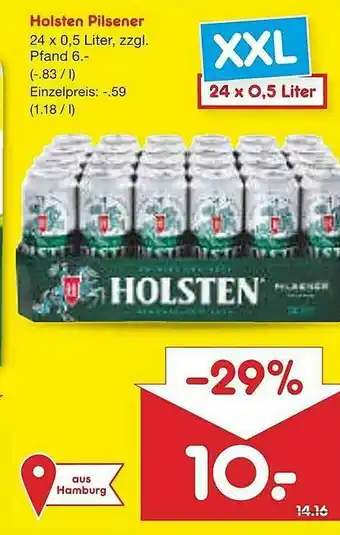 Netto Marken-Discount Holstein Pilsener Angebot